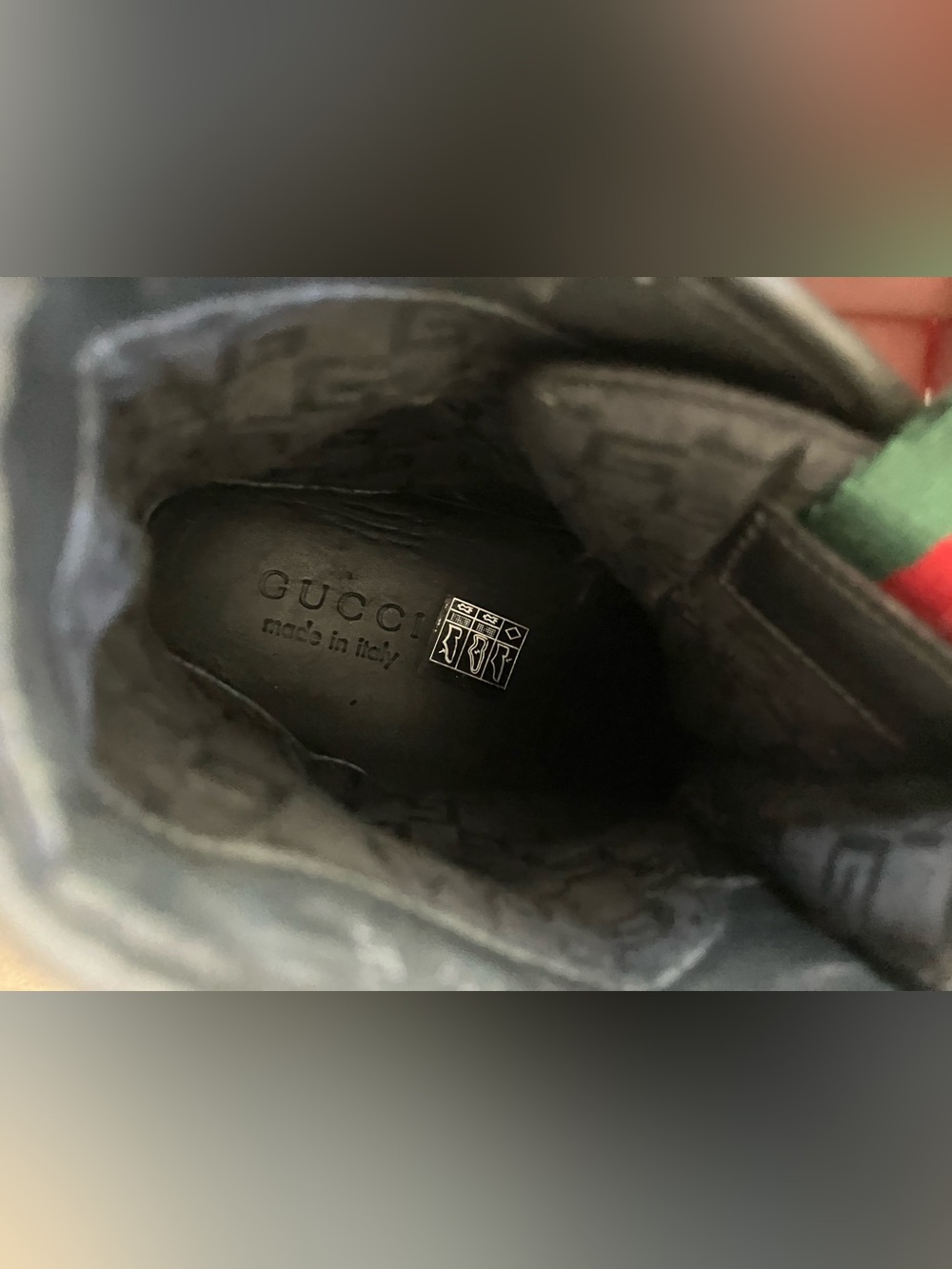 Gucci Nylon Interlocking G High-Top Sneaker - Picture 11 of 12